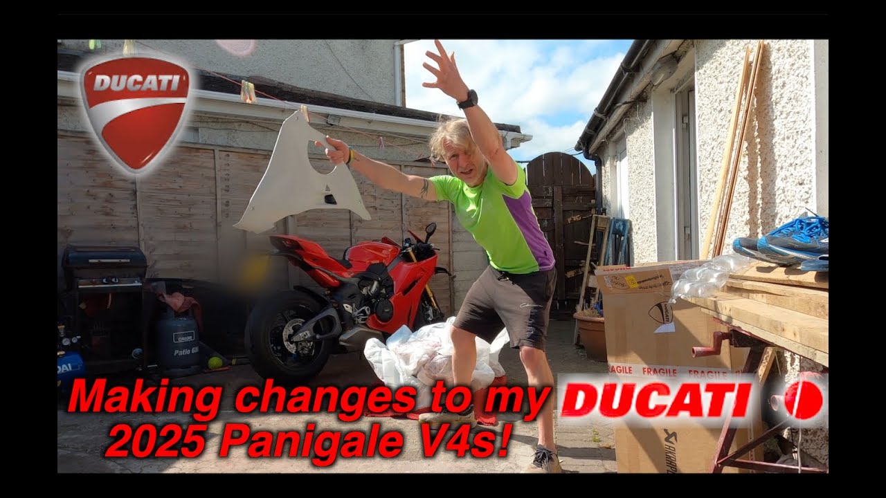 UPGRADES TO MY NEW 2025 DUCATI PANIGALE V4S!
