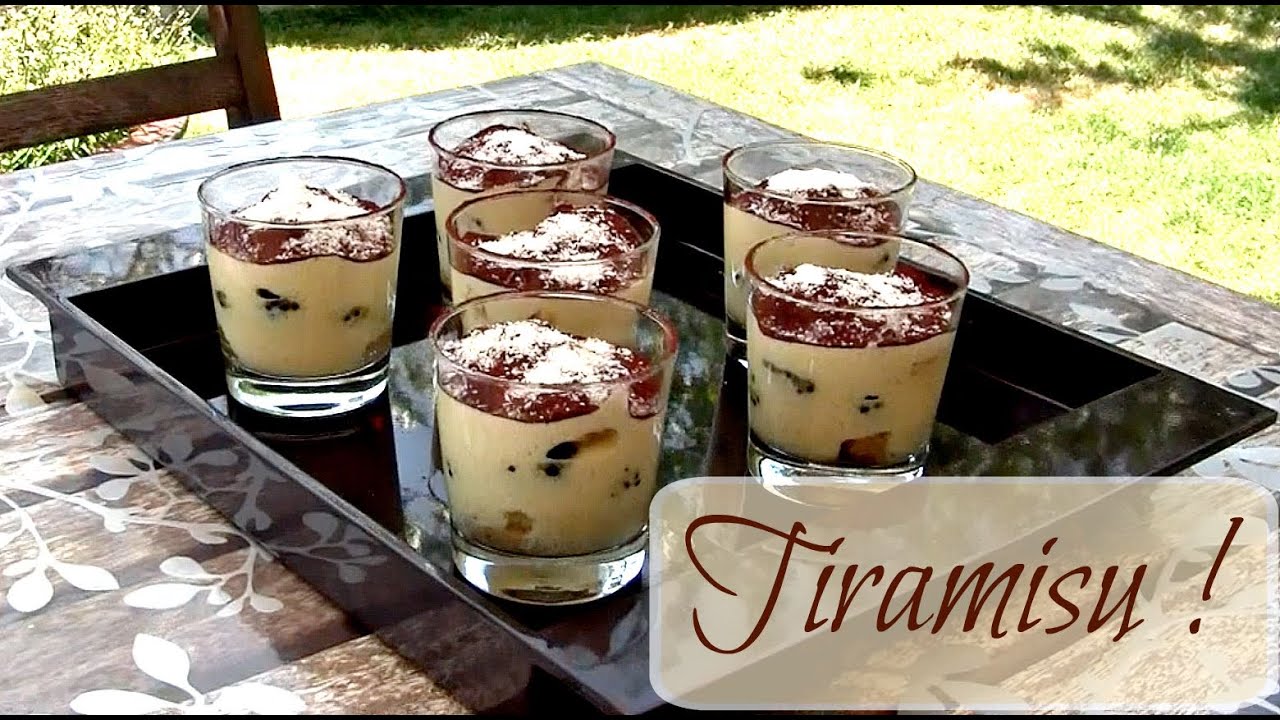 Tiramisu sain, sans lait ni gluten !