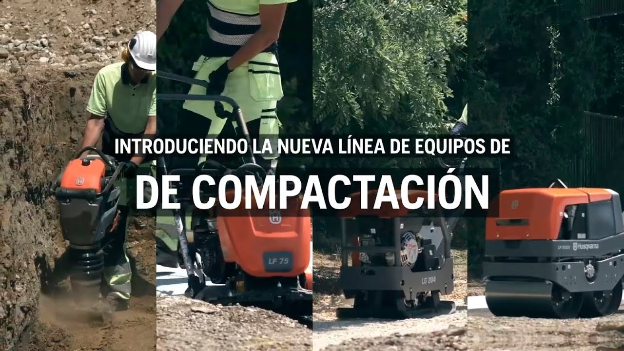 Equipo de compactación Husqvarna - La compactación llevada a un nuevo nivel