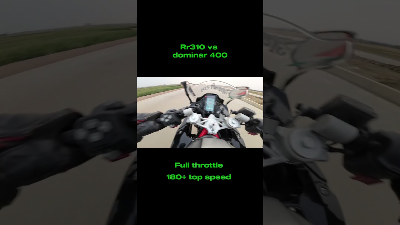 Rr310 vs dominar 400 || full throttle || drag race 💀