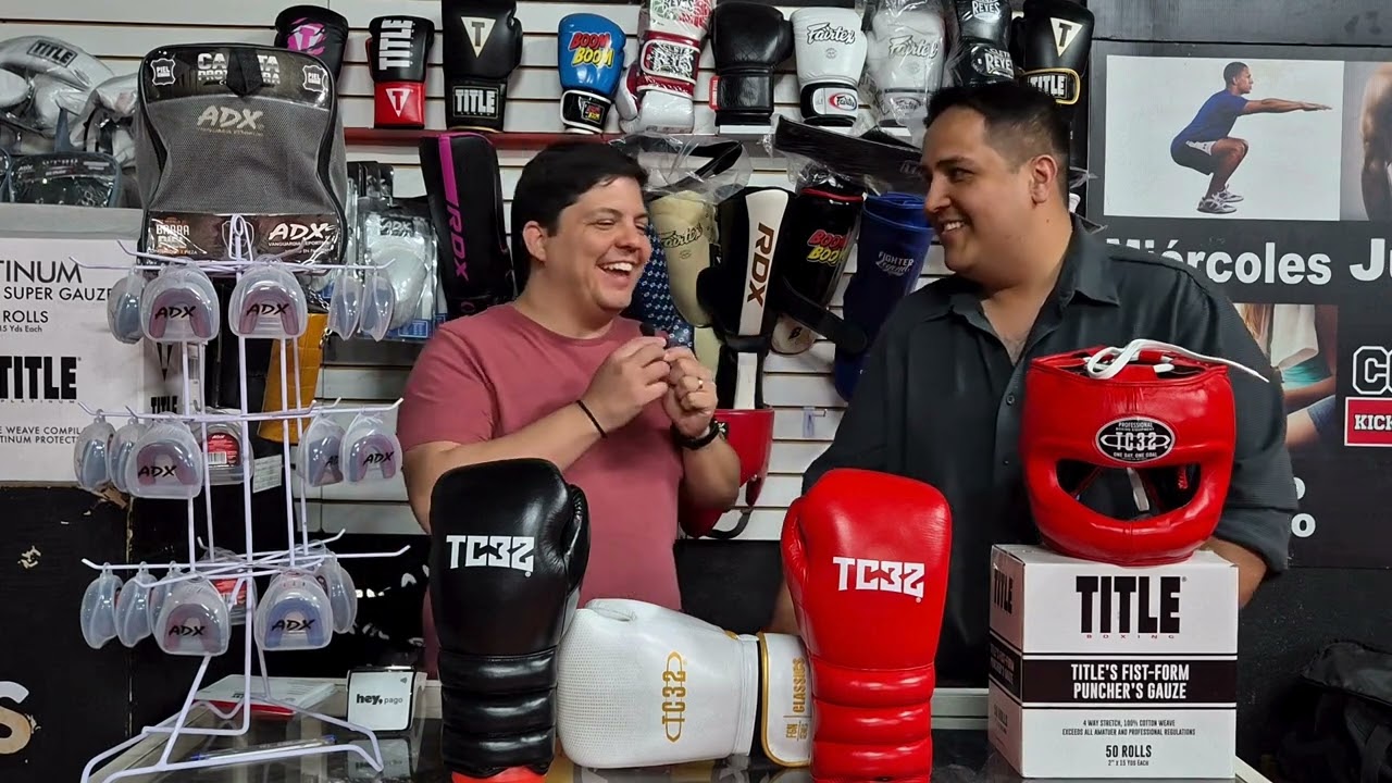 El creador de los guantes de box TC32 #boxeo #guantesdebox #boxeomexicano