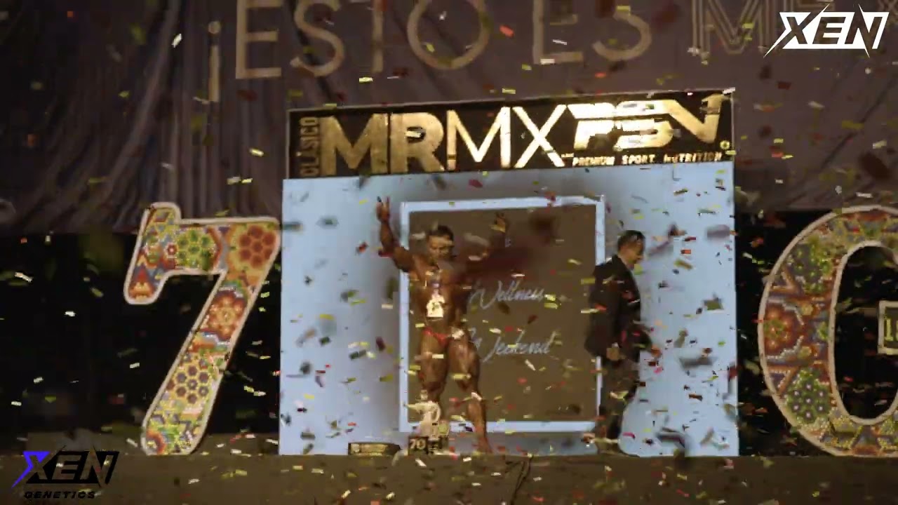 BATALLA POR EL TITULO ABSOLUTO MR.MEXICO 70 NUEVO CAMPEON RICARDO JOACHIN DE LA CIUDAD DE QUERETARO.