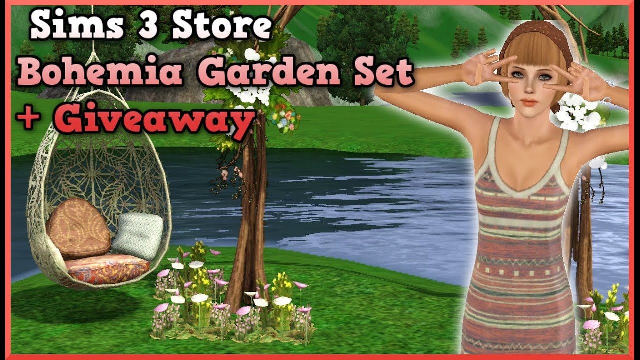 Sims 3 Store : Bohemia Garden Set + Giveaway!