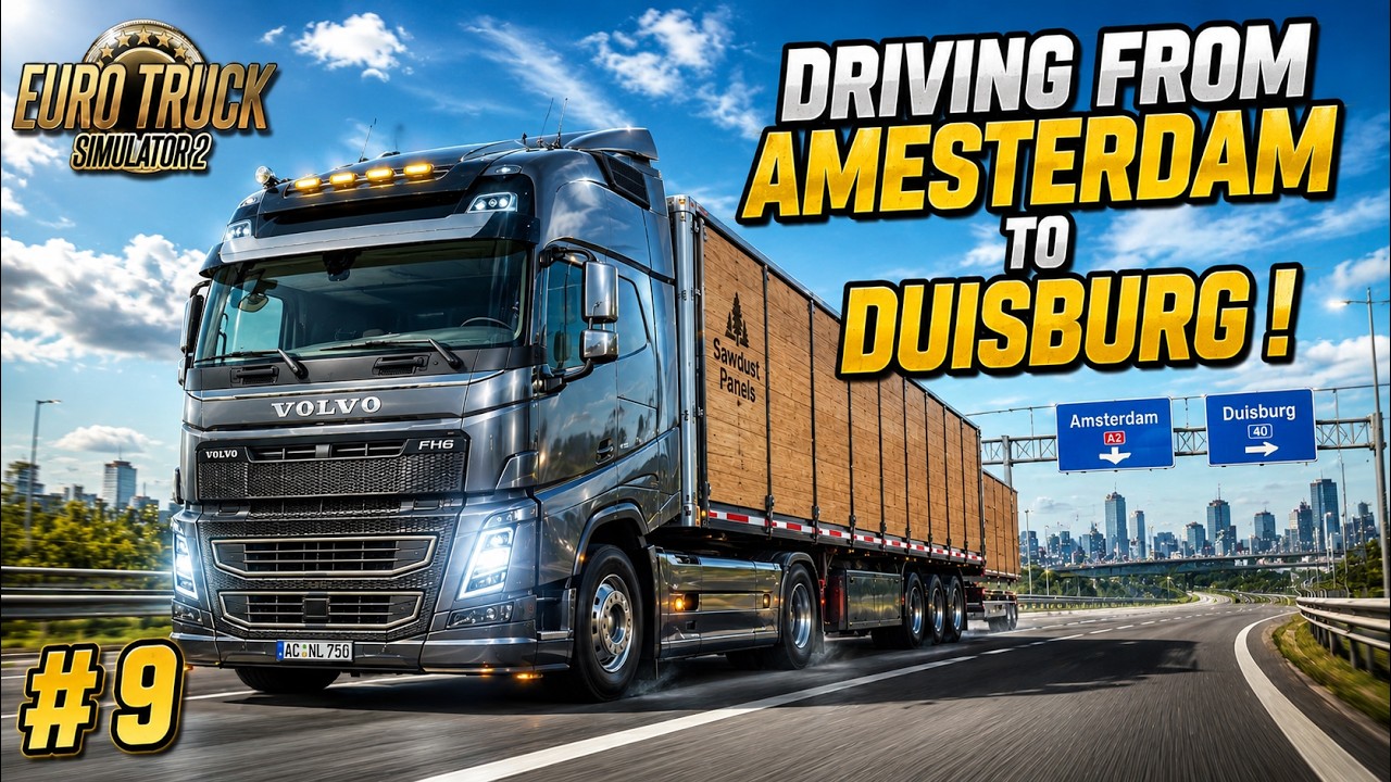 Can We Deliver Sawdust Panels On Time? 🚛 | ETS2 Realistic Driving