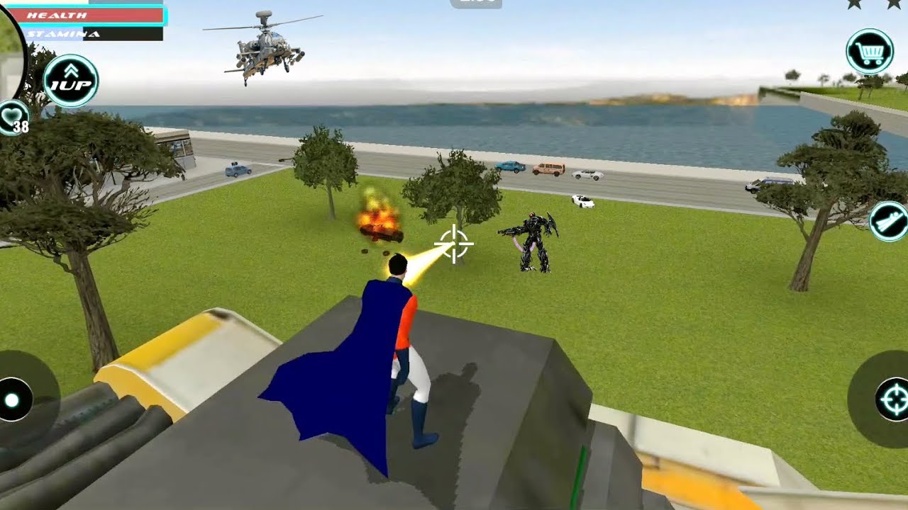 Superhero - Find Safe Zone (Superhero Fight vs Robot Car ) - Dead without a robot car killed
