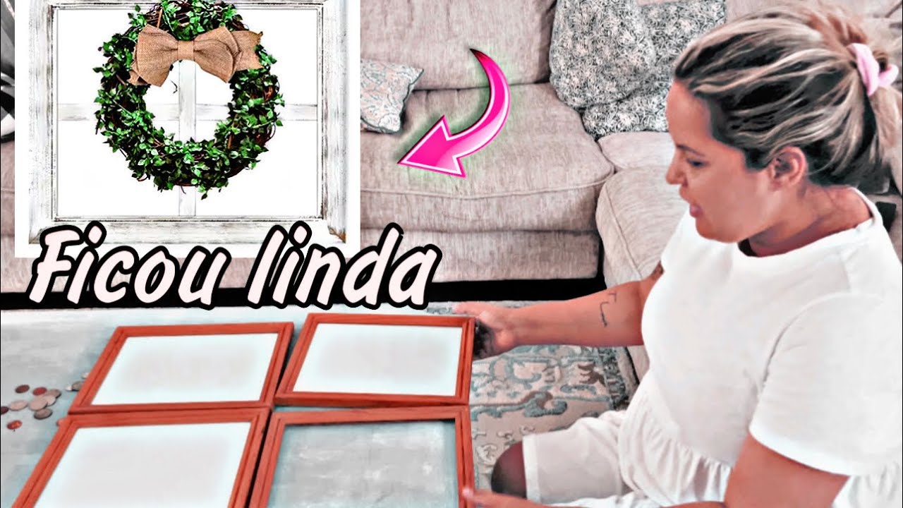 ⧽ 🌸FAÇA SUA JANELA DECORATIVA \🪟ESTILO FARMHOUSE~ ••DO LIXO AO LUXO ~ ⧽