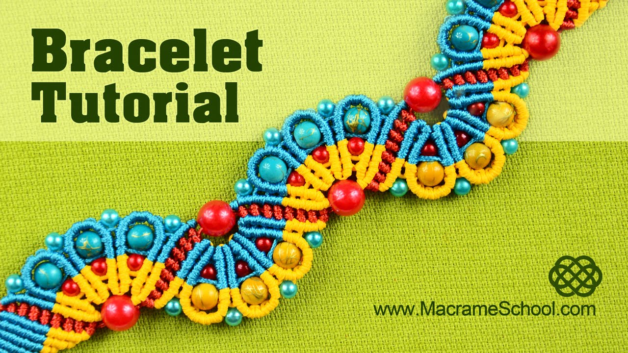 Amazing Peacock Tail Bracelet - Macramé Tutorial
