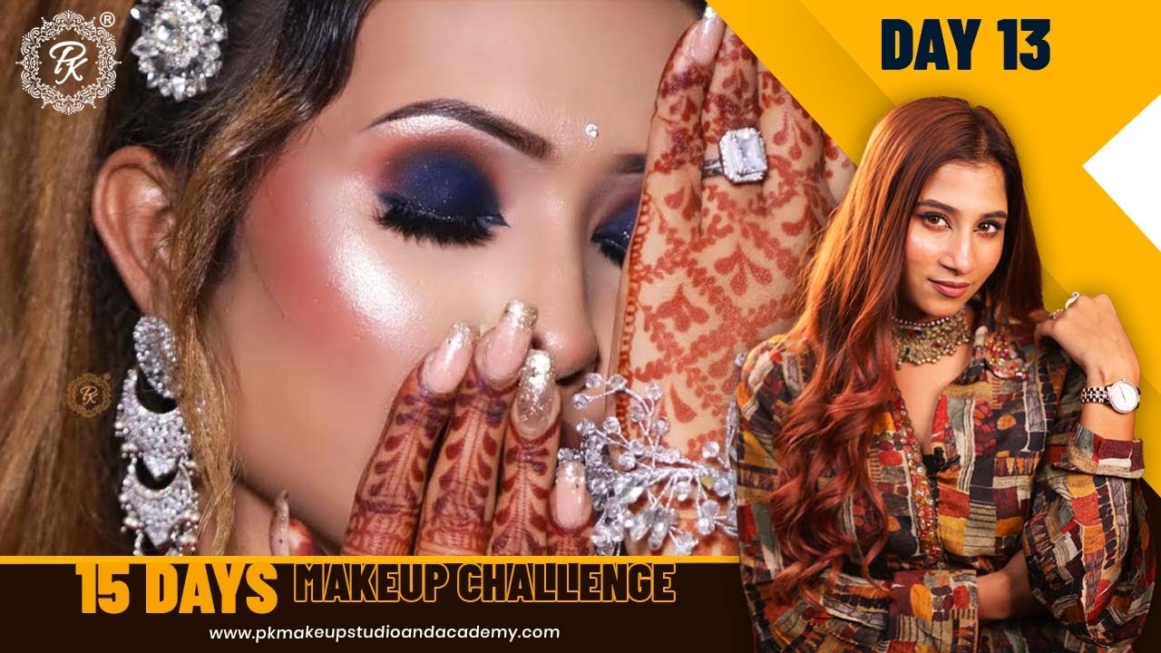 DAY 14 | 15 Days Makeup Challenge | Online Class |  @pkmakeupstudio