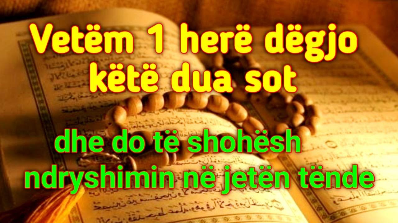 Dëgjoje Këtë Dua Para Gjumit dhe Shiko Çfarë Allahu Bën!