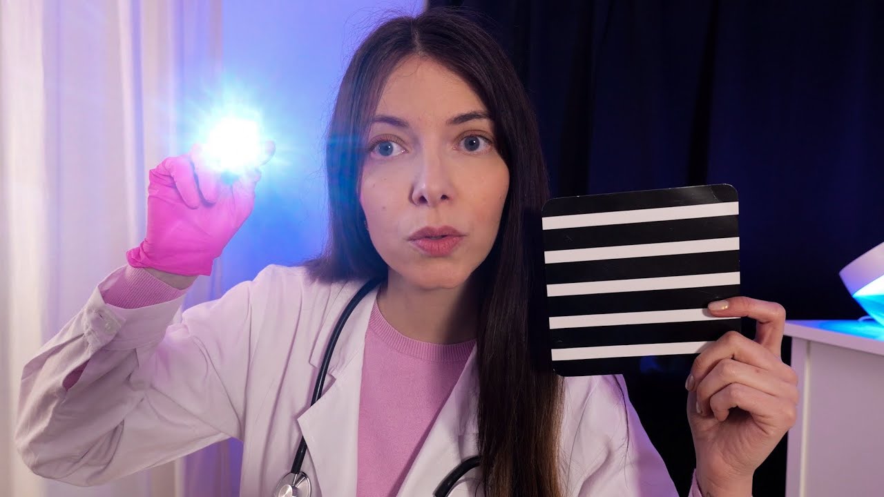 ASMR |  Test COMPLETO de NERVIOS CRANEALES    | Love ASMR en español
