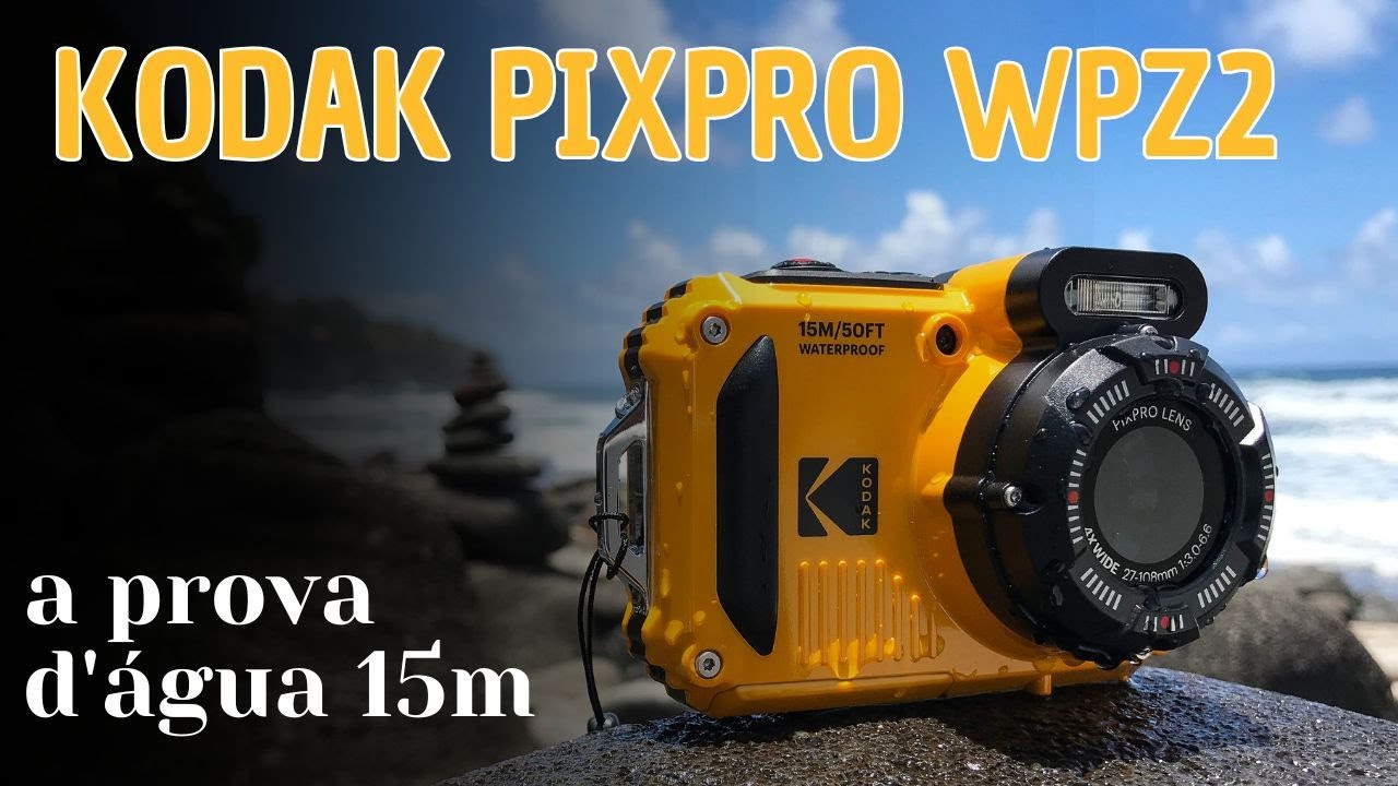 Kodak PIXPRO WPZ2 a prova d'água melhor opção para as férias.