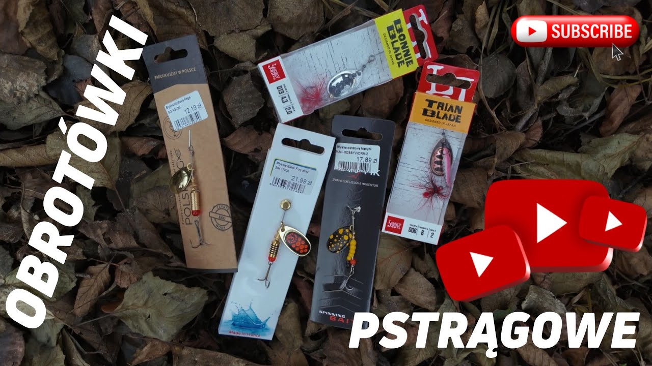 Obrot&oacute;wki pstrągowe #troutfishing #pstrągi #przynęta
