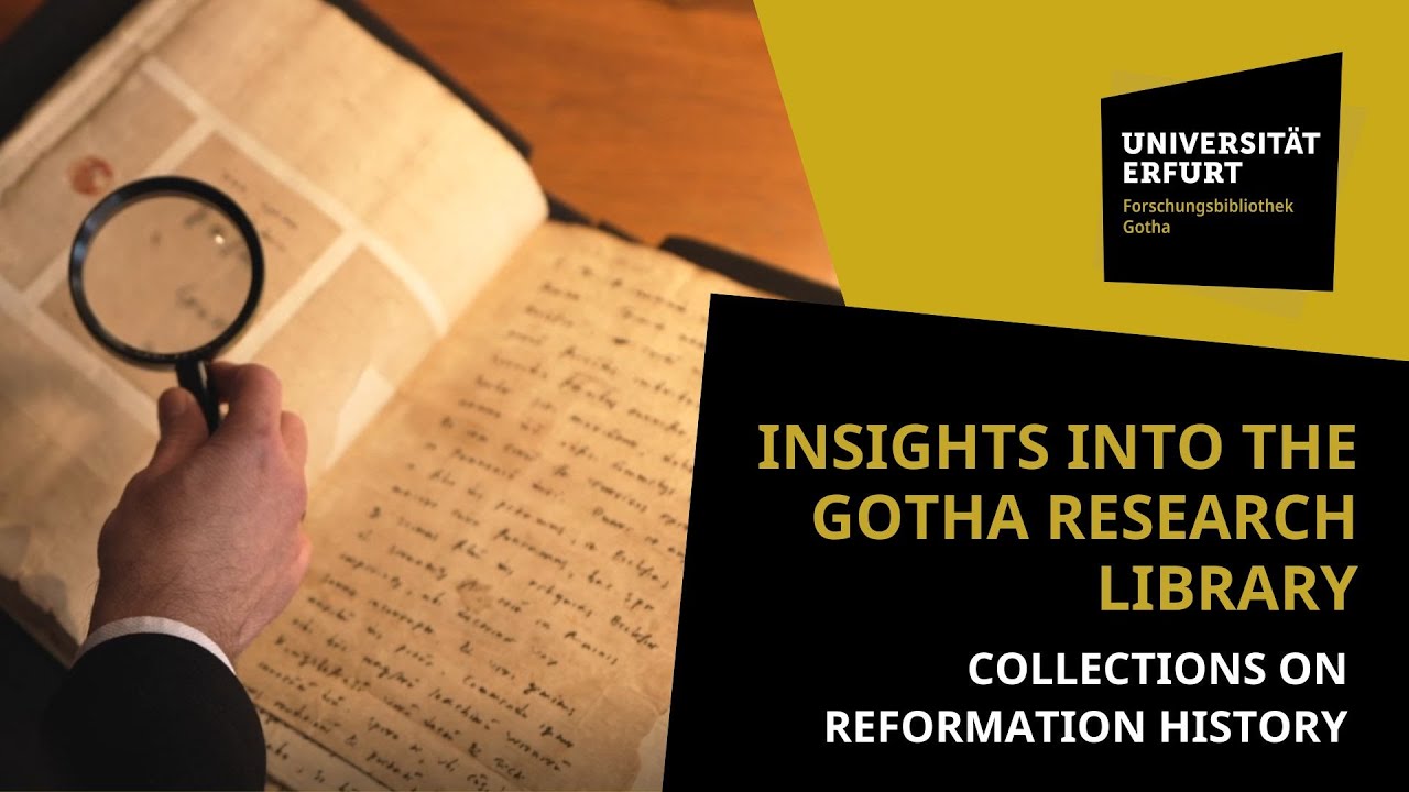Insights into the Gotha Research Library: Collections on Reformation History with Dr Gehrt