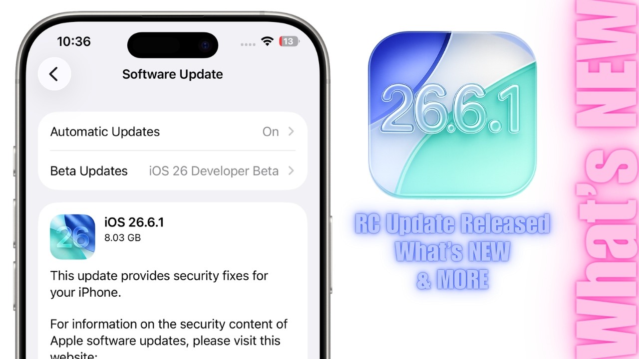 iOS 26.6.1 RC już DOSTĘPNE &ndash; Co NOWEGO | iOS 27 Beta 5 wydana!