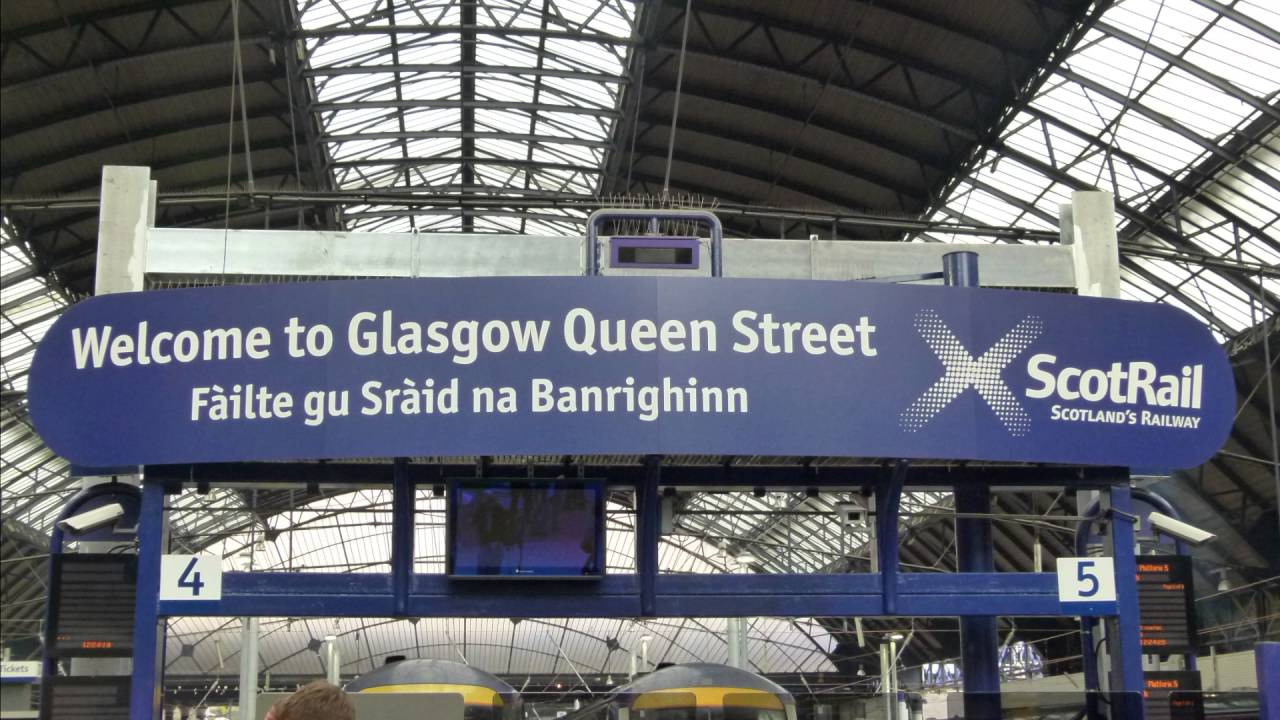 Glasgow Queen Street Station Announcements 18 August 2016