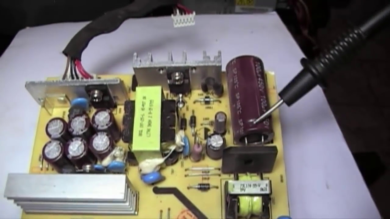 FONTE MONITOR LCD COMO ANALISAR UM DEFEITO