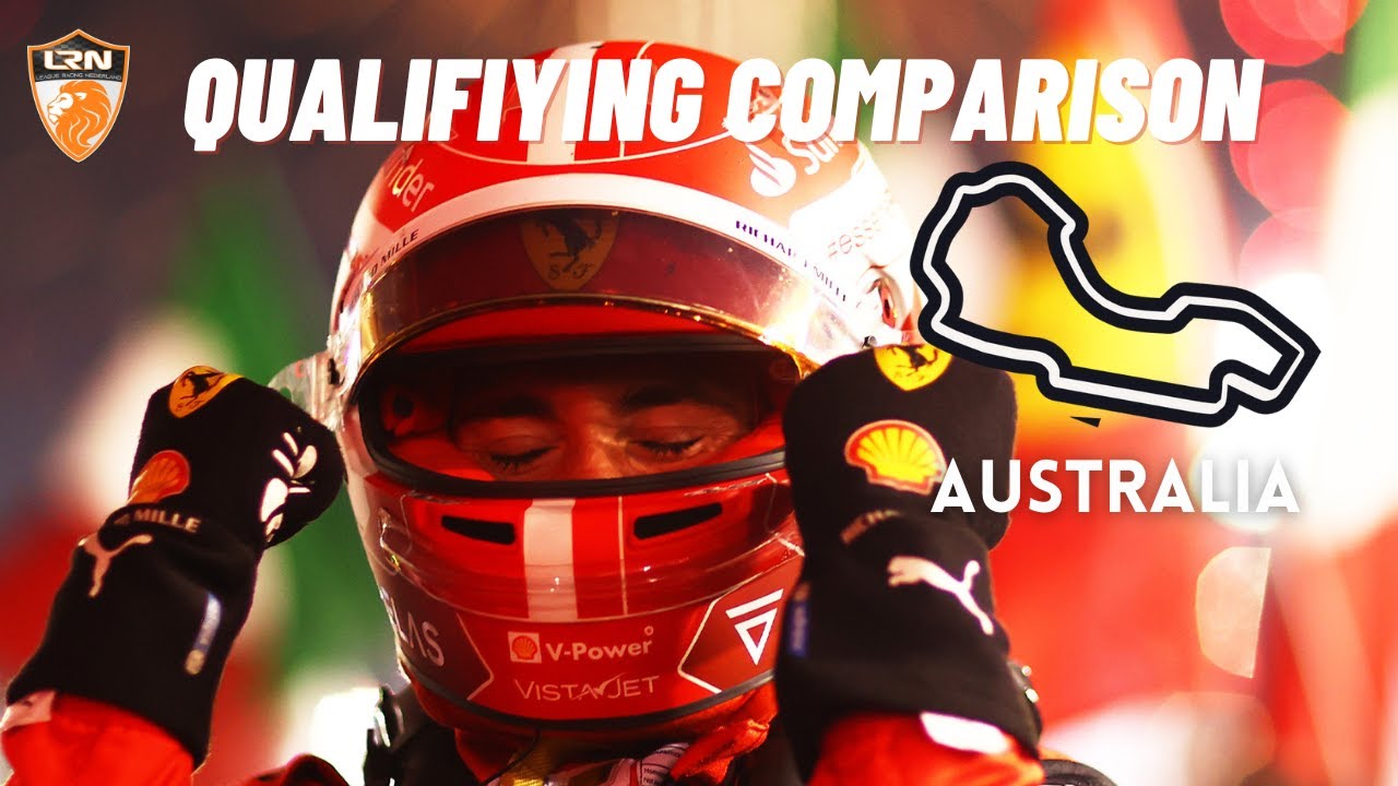 F1 22 | Qualifiying Lap Australia Comparison | Leclerc vs FlyingDutchRoger