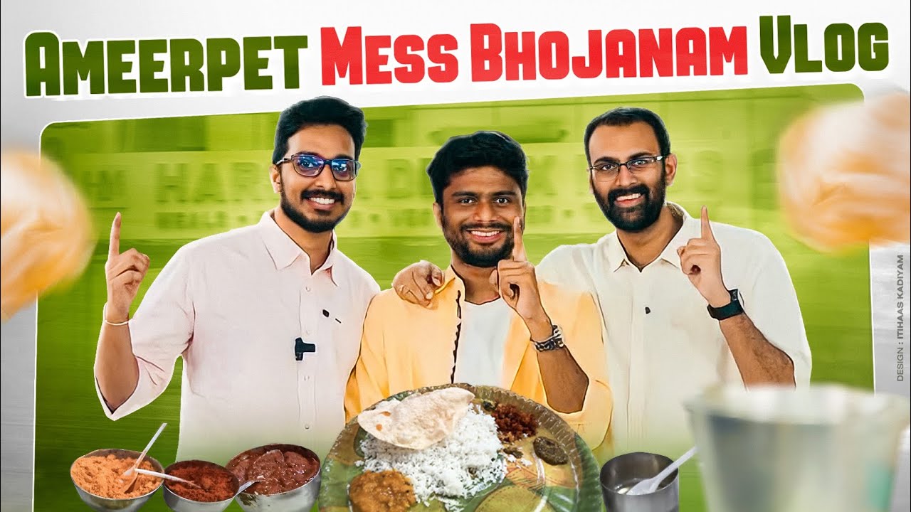 26 Year Old Telugu Harsha Deluxe Mess In Ameerpet Ft. @Chai Bisket Food Ejaz & @Naansense
