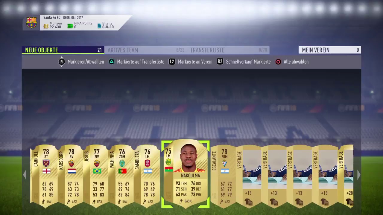 Fifa 18 SBCs und mehr GER