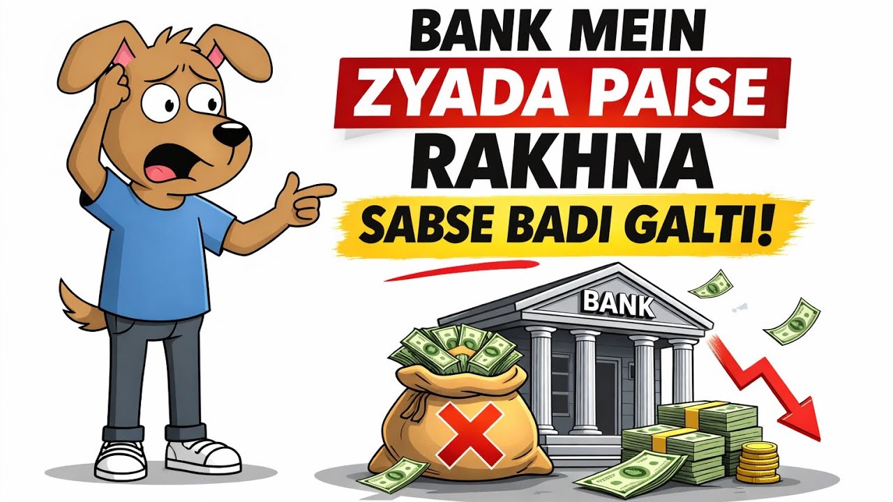 Bank Mein Zyada Paise Rakhna - Sabse Badi Galti! जाने क्यों??