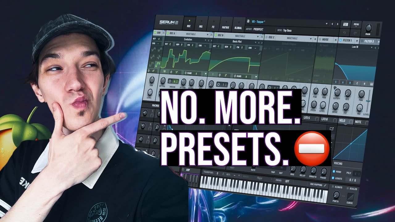 МОЩНЫЙ БАС С НУЛЯ для Melodic Techno в Serum 2 (FL STUDIO)
