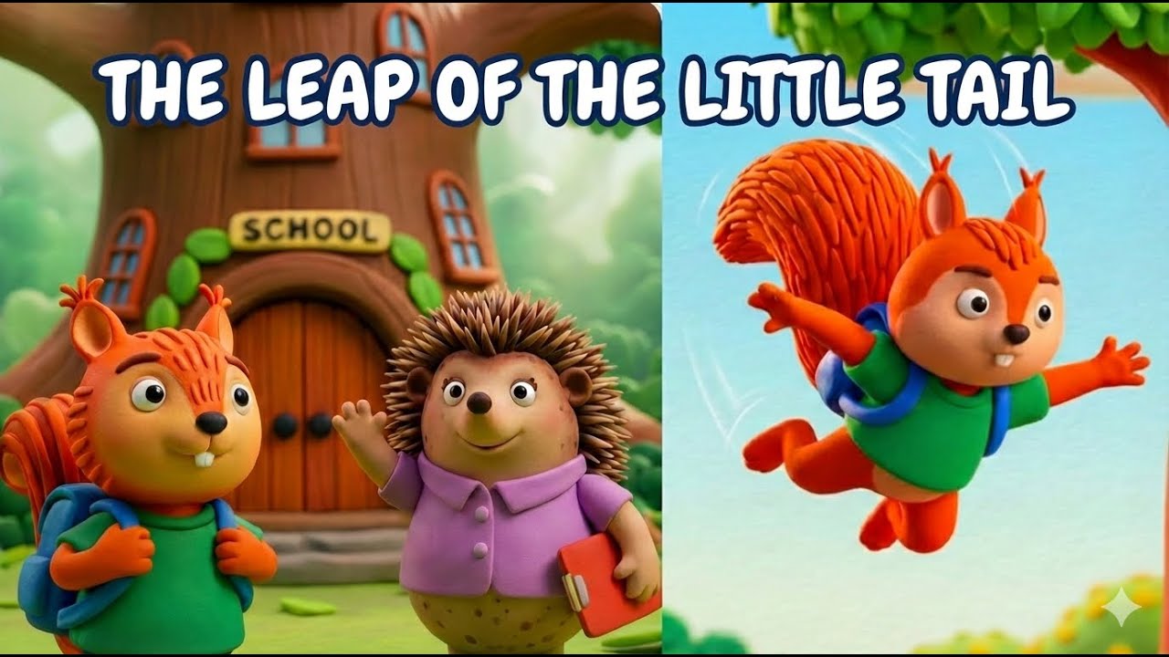 A Squirrel’s Big School Adventure! | A Short Story for Kids | Moral Lessons for Kids