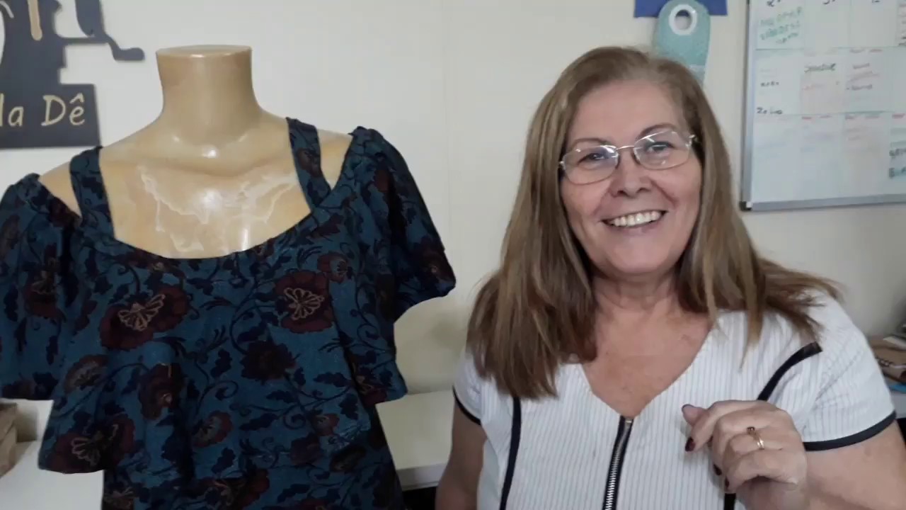 Aula 31 - Blusa ciganinha Plus size