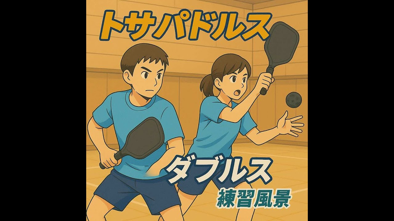ピックルボール（トサパドルス）　練習no.5 　ダブルス