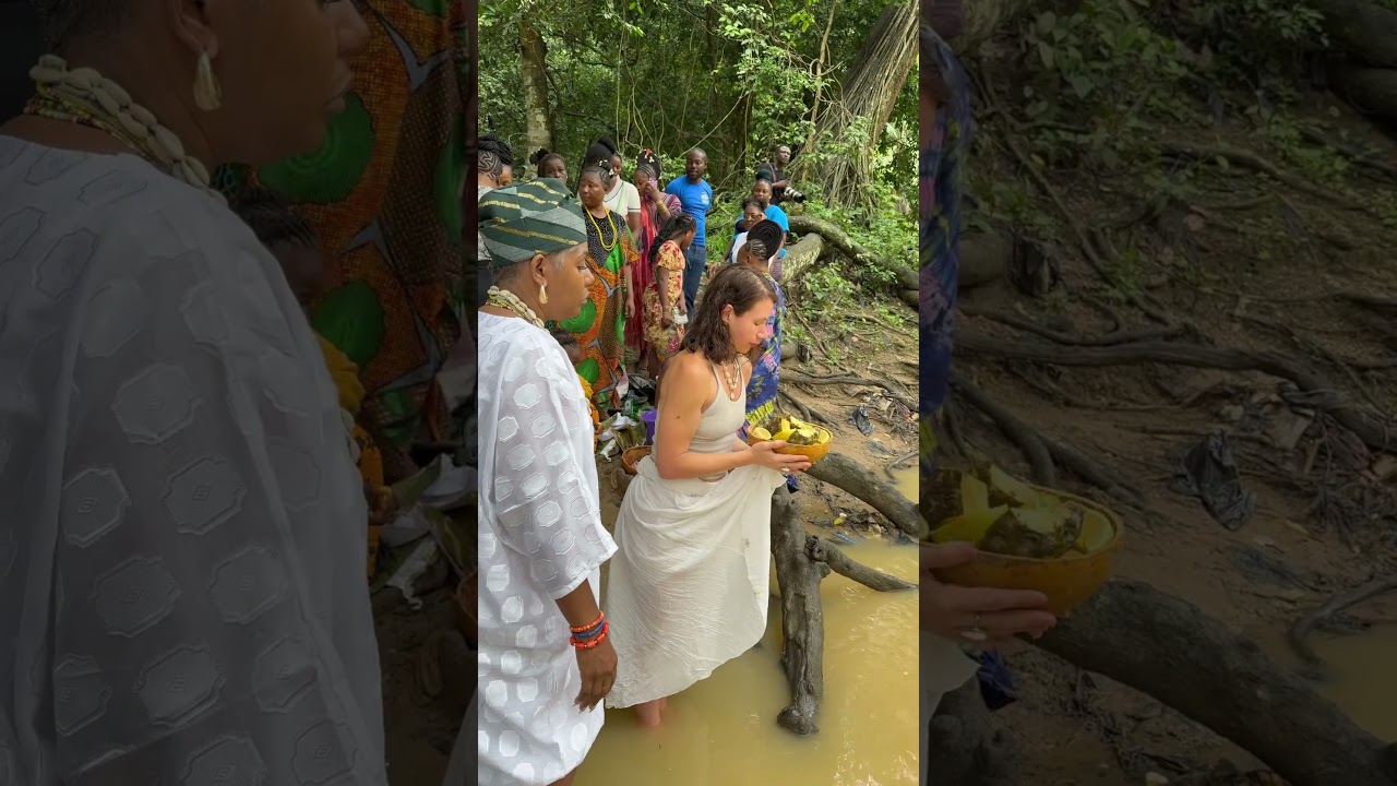Making our prayers at the Osun River. #africa #osun #nigeria #naija