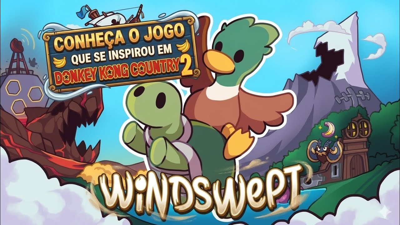 Windswept Demo Gameplay - Se você gosta de DKC2, vai curtir esse game!