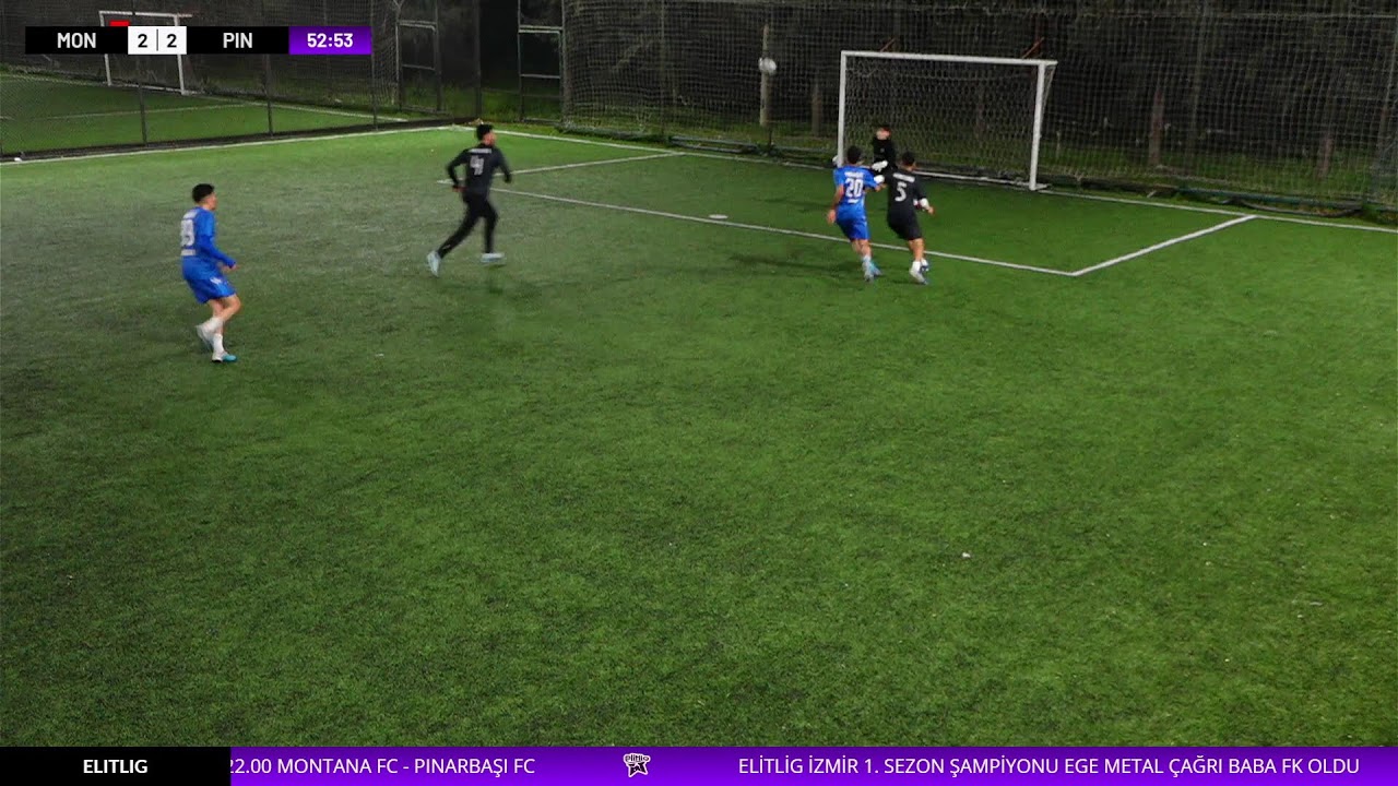 ELİTLİG FREE LİG İZMİR 2. SEZON MONTANA FC - PINARBAŞI FC