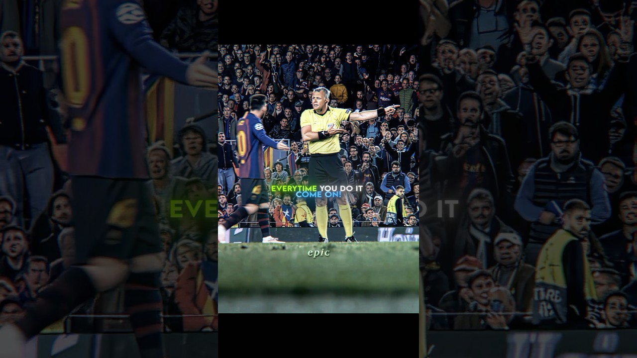 Messi Shows Respect To Referee 💀