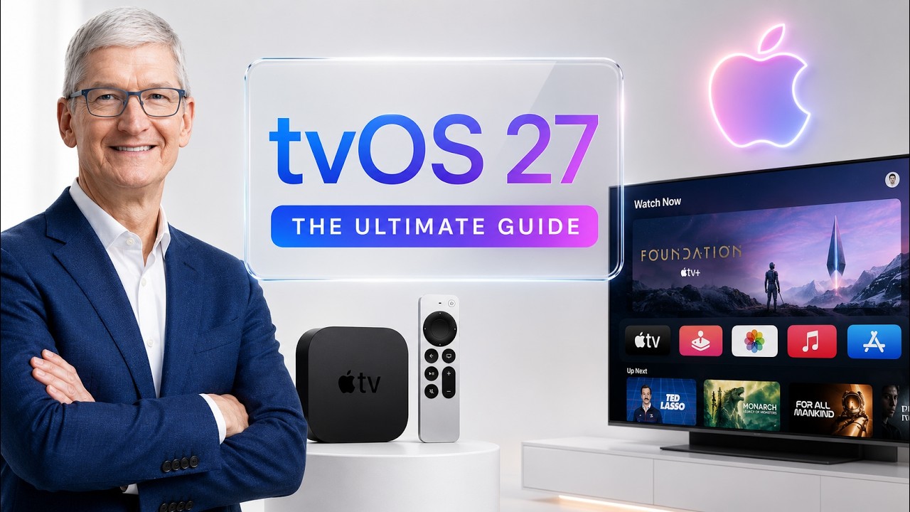 Apple TV Just Got a Massive Upgrade : tvOS 27  &ndash; Don't Update Until You See This!