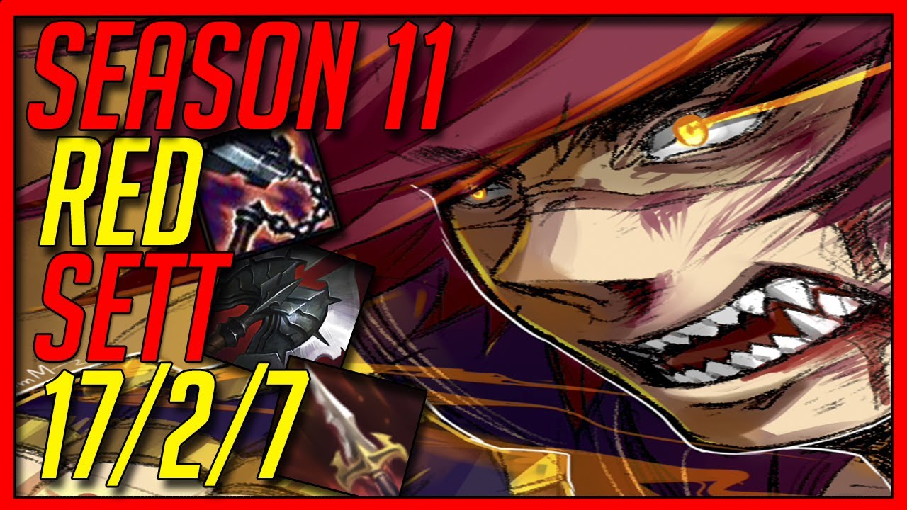 SEASON 11 SETT IS SO BROKEN WITH GOREDRINKER MYTHIC ITEM WITH MY NEW RED SETT - League of Legends