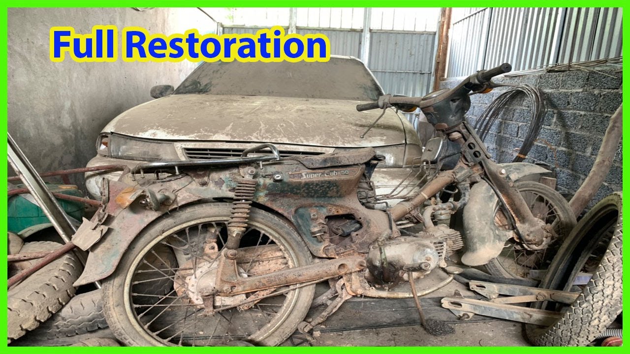 Full Video Phục Chế HonDa Cub 1979 Restoration & Do