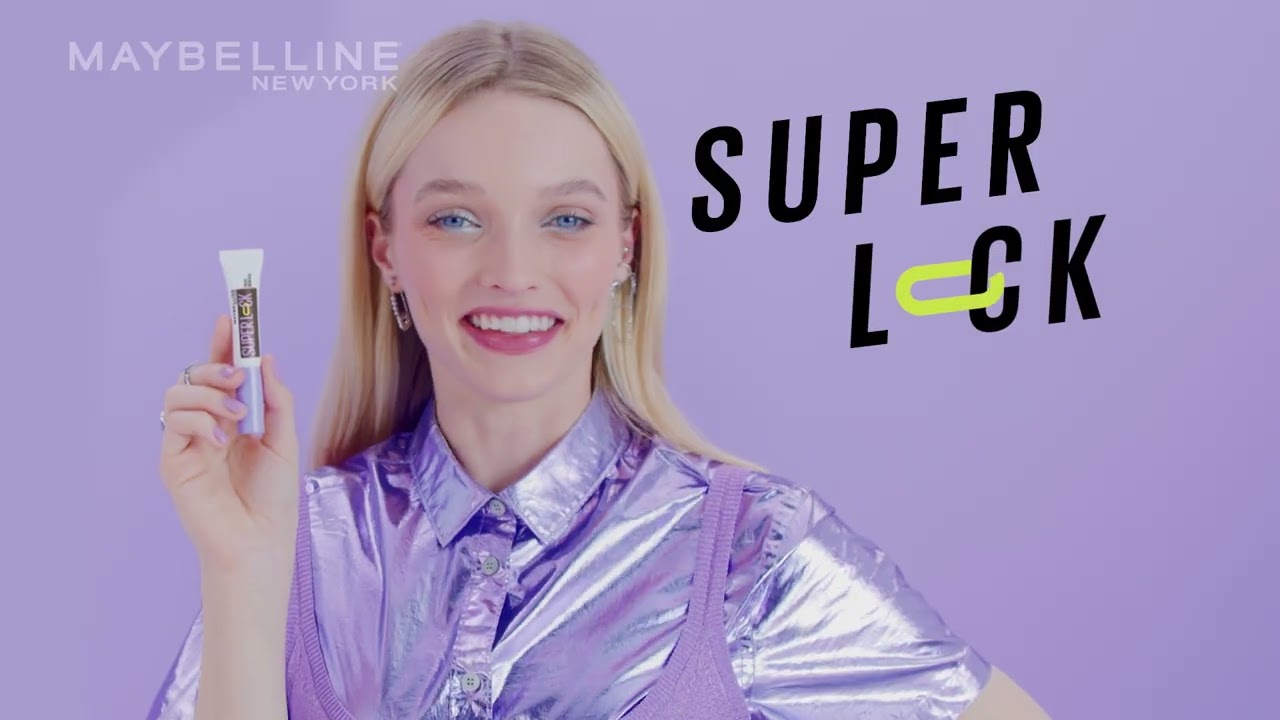 CEJAS QUE NO SE MUEVEN con el nuevo gel fijador SUPERLOCK DE COLOR de Maybelline NY