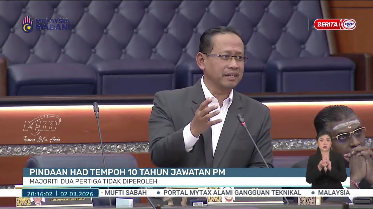 2 MAC 2026 - BP - PINDAAN HAD TEMPOH 10 TAHUN JAWATAN PM: MAJORITI DUA PERTIGA TIDAK DOIPEROLEH