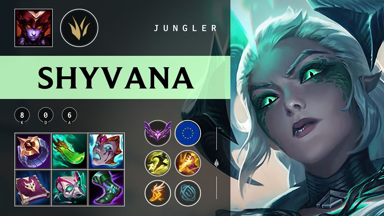 Shyvana Jungle vs Lillia - EUW Master Patch 25.24