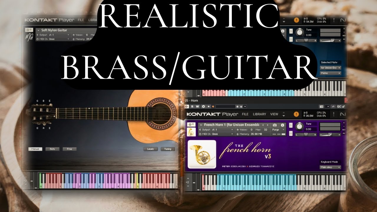 Sample Modeling Solo Brass & Spitfire Soft Nylon Guitar Demo (Original Music)