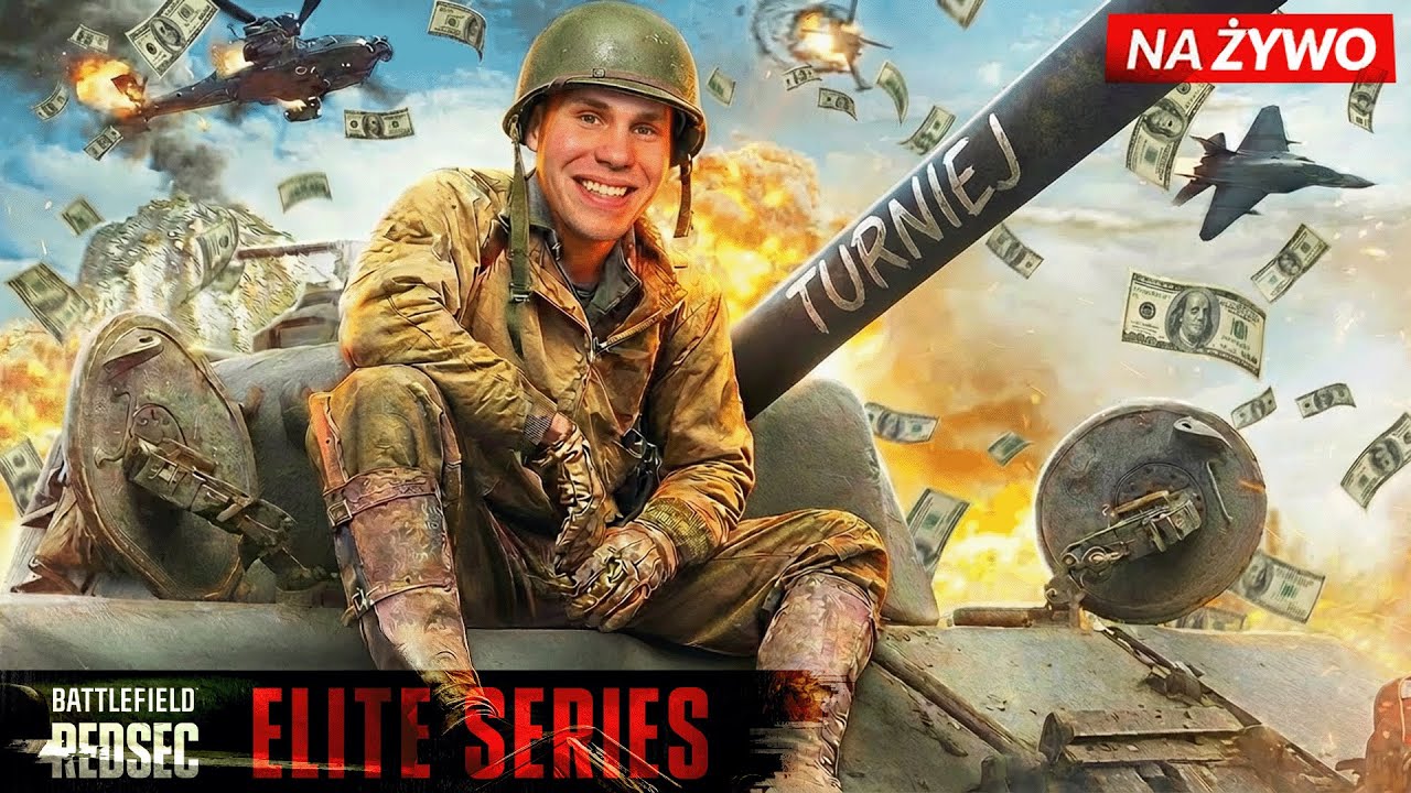 🔴 NA ŻYWO: 1000000$ TURNIEJ w REDSEC... (DZIEŃ 1 BATTLEFIELD ELITE SERIES)