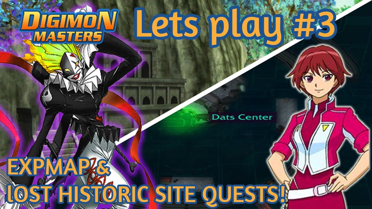 EXP Map & Lost Historic Missions!  - Digimon Masters Online Gameplay #3 ! - DMO Lets Play