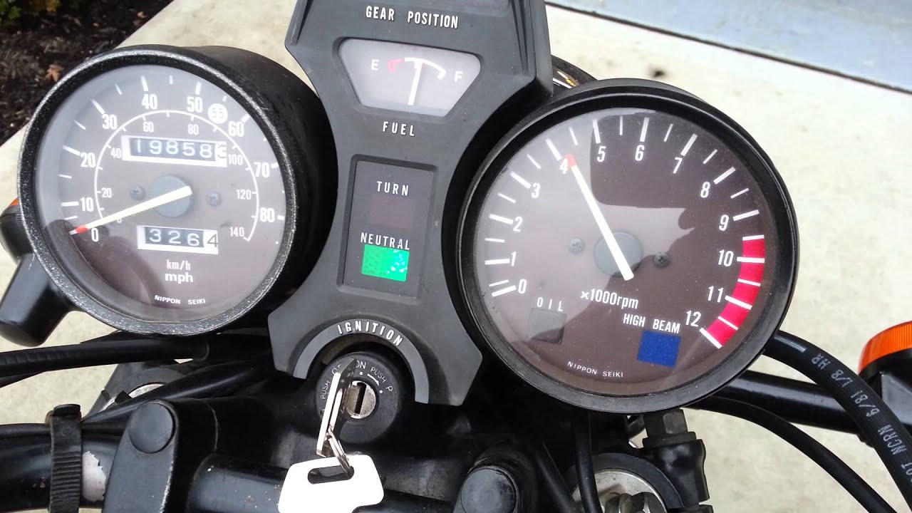 82 Suzuki GS650, Rev/Tach
