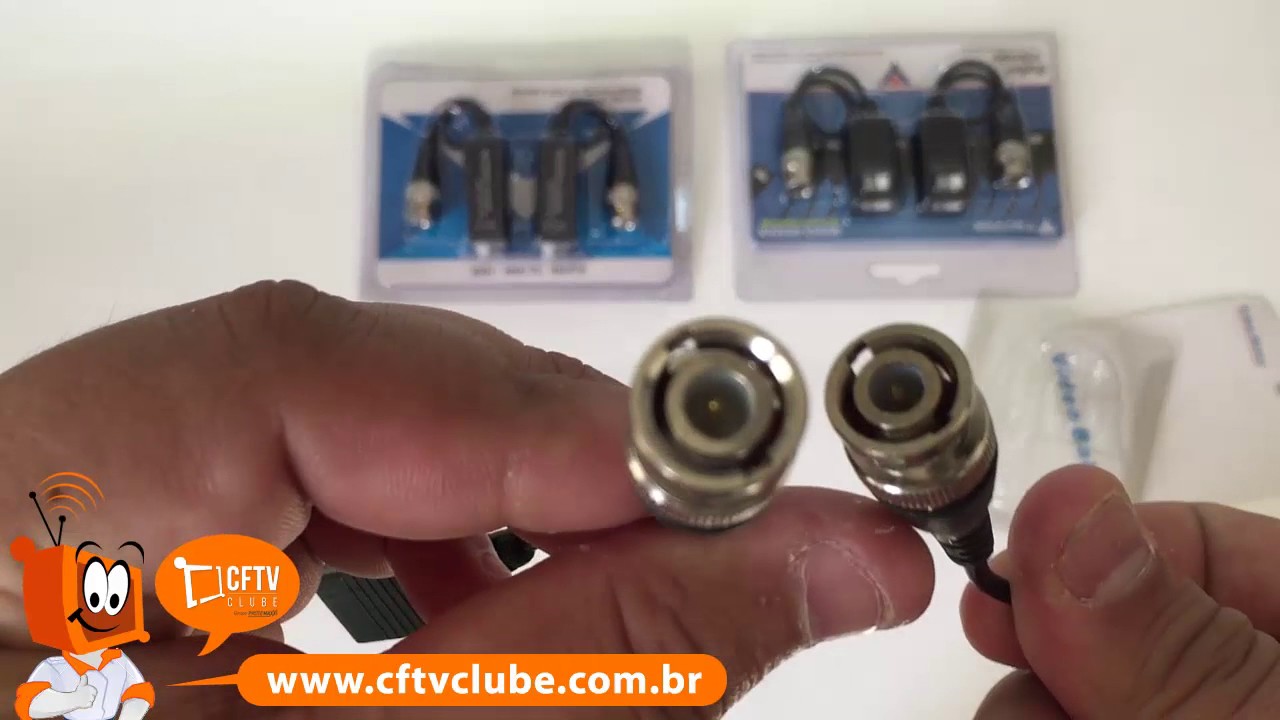 Balun Intelbras, TecVoz e Importados. No CFTV Clube tem todos!