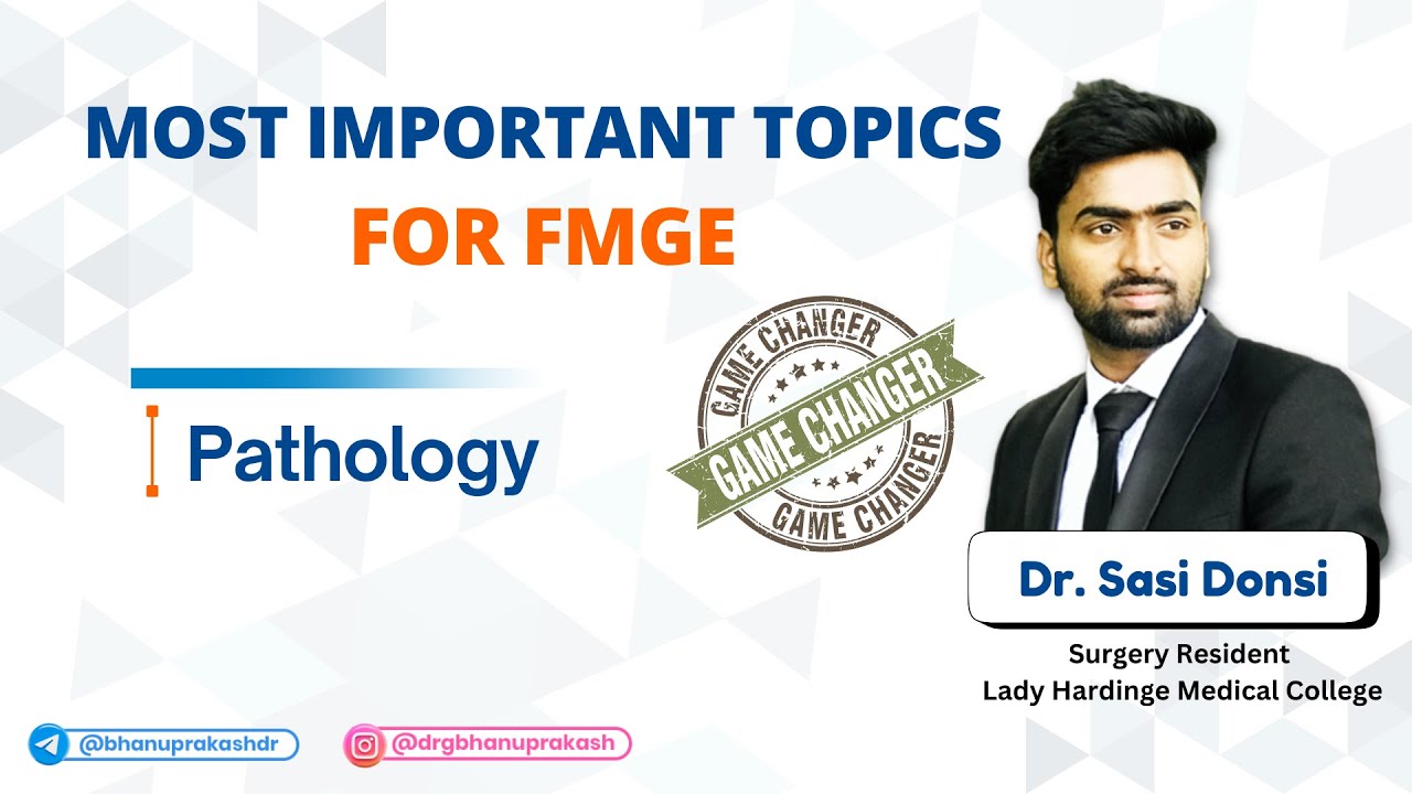 Most Important Topics asked in FMGE : Pathology (Edited Version)  #gamechangerseries