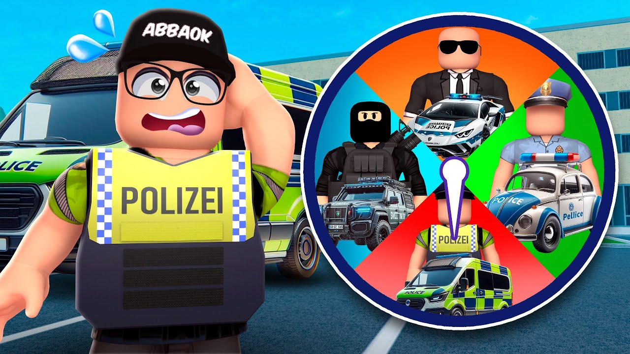 Das Gl&uuml;cksrad entscheidet meine Polizeischicht (Roblox Notruf Hambug)