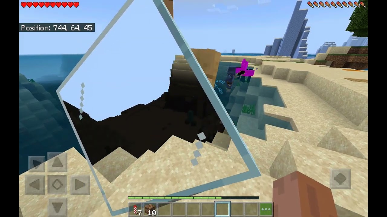 Minecraft Trick that you can see what's under water
