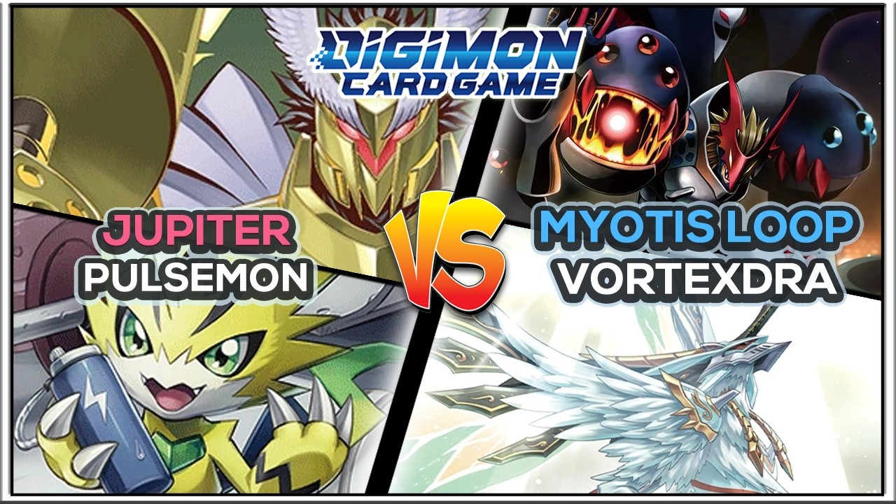 Jupitermon vs Myotismon Loop & Vortexdramon • EX11 Gameplay | DCGO | Digimon TCG