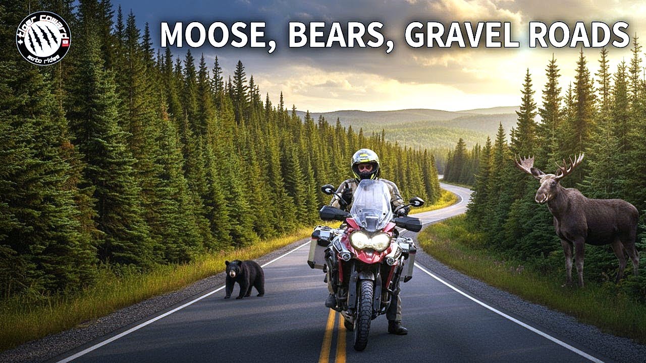 Canada’s Wildest Motorcycle Ride | Moose, Bears & East Coast Backroads | Tiger Coward Moto Rides