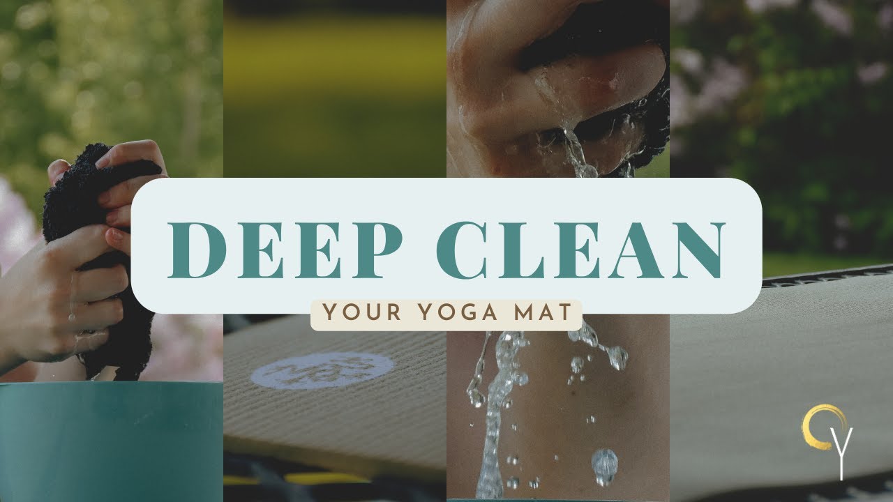 How to deep clean your yoga mat!
