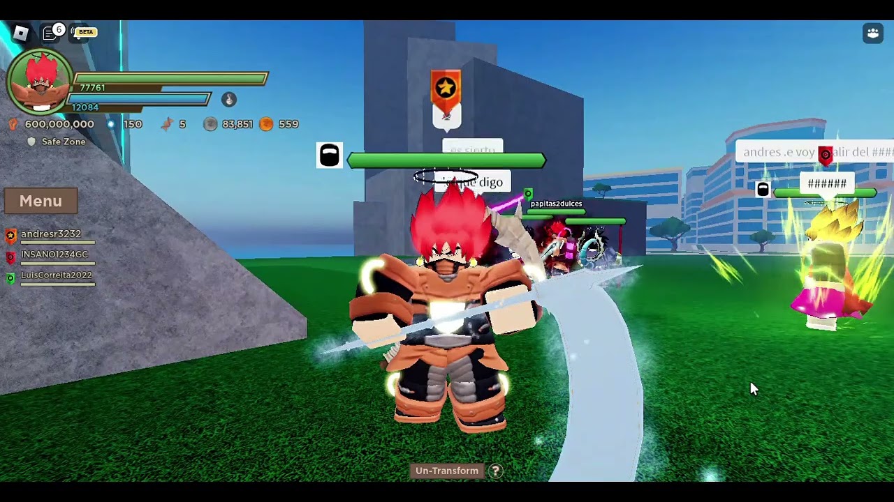 Luché contra MECHA SOLDIER (Solo y con pains) en Dragon blox [Roblox]